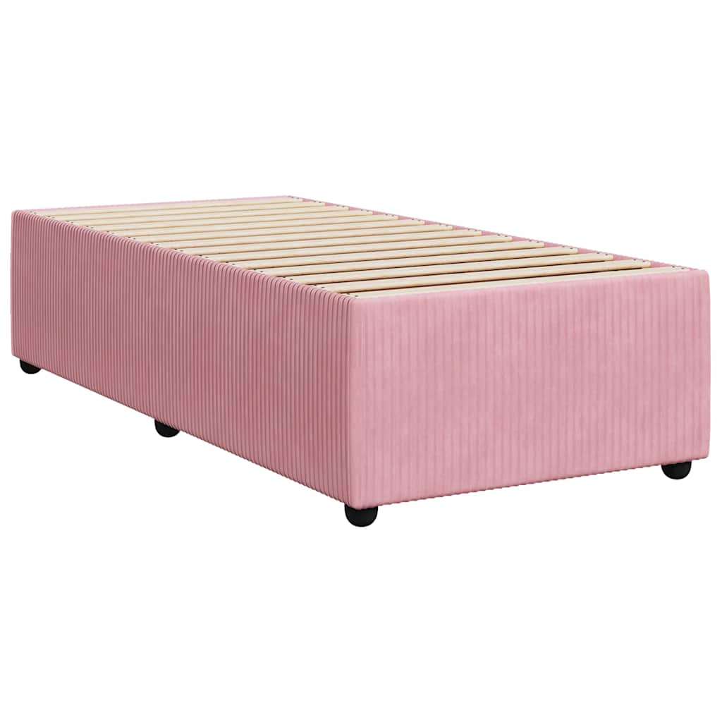 Sommier à lattes de lit et matelas Rose 80x200 cm Velours - XIOS