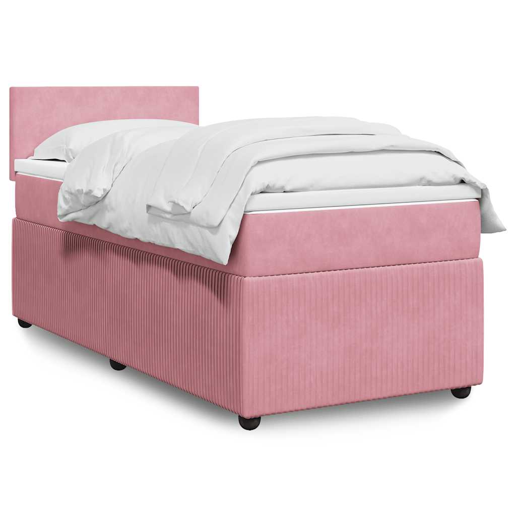 Sommier à lattes de lit et matelas Rose 80x200 cm Velours - XIOS
