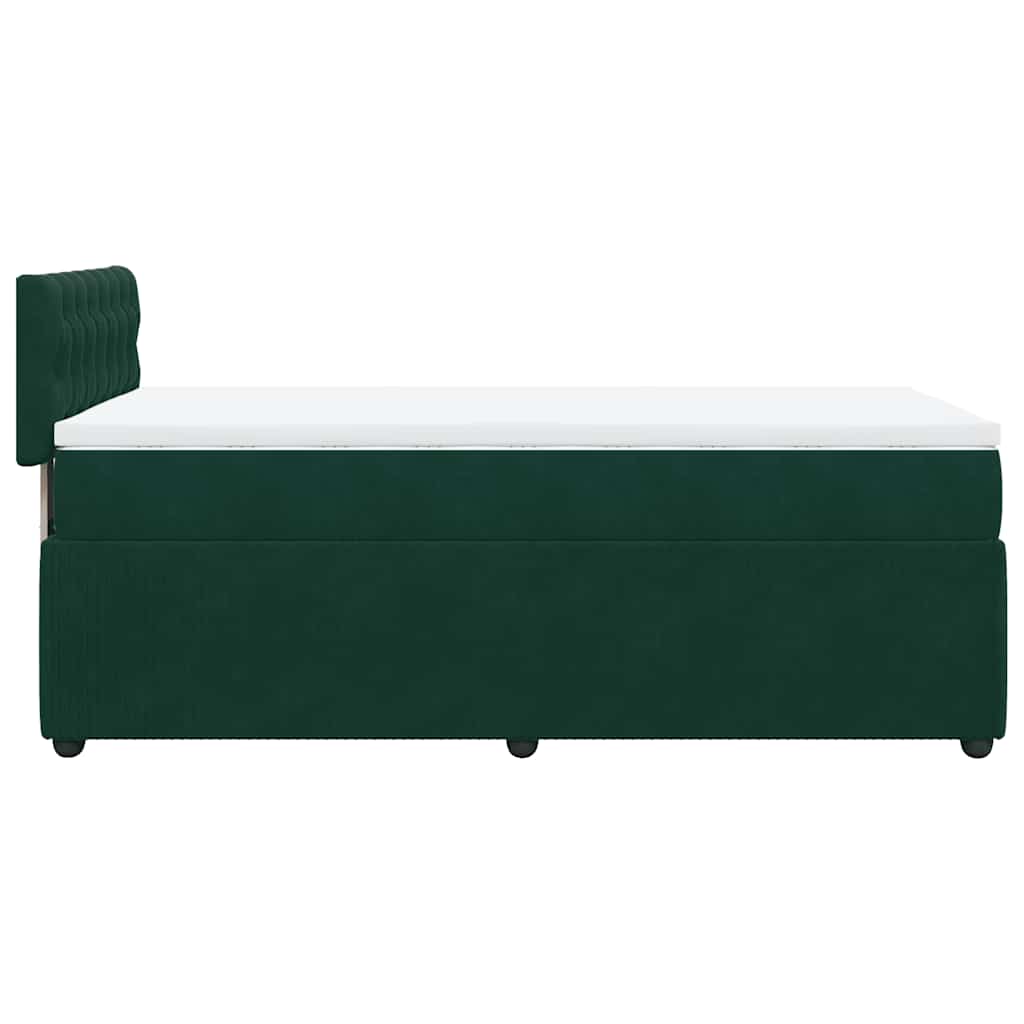 Sommier à lattes de lit avec matelas Vert foncé 90x190 cm - XIOS