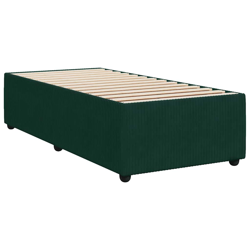 Sommier à lattes de lit avec matelas Vert foncé 90x200 cm - XIOS