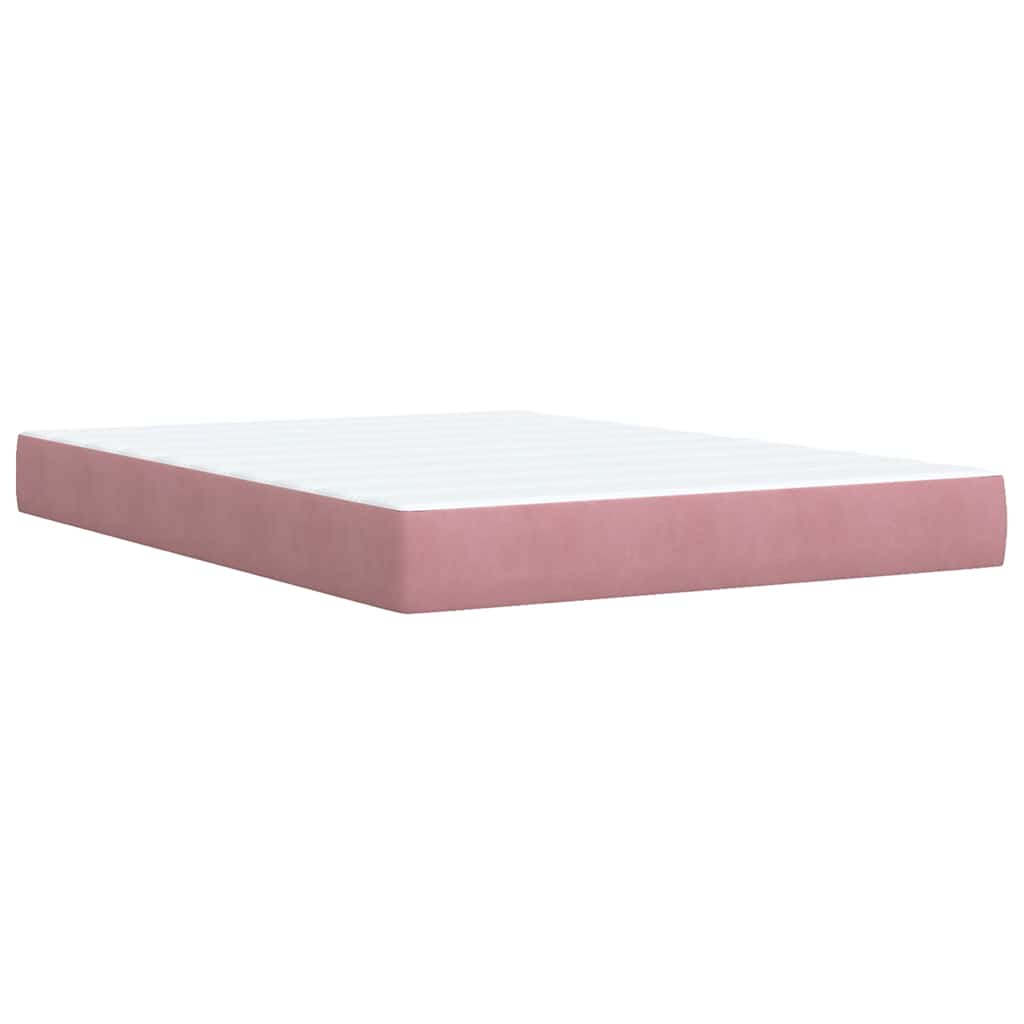 Sommier à lattes de lit avec matelas Rose 140x190 cm Velours - XIOS