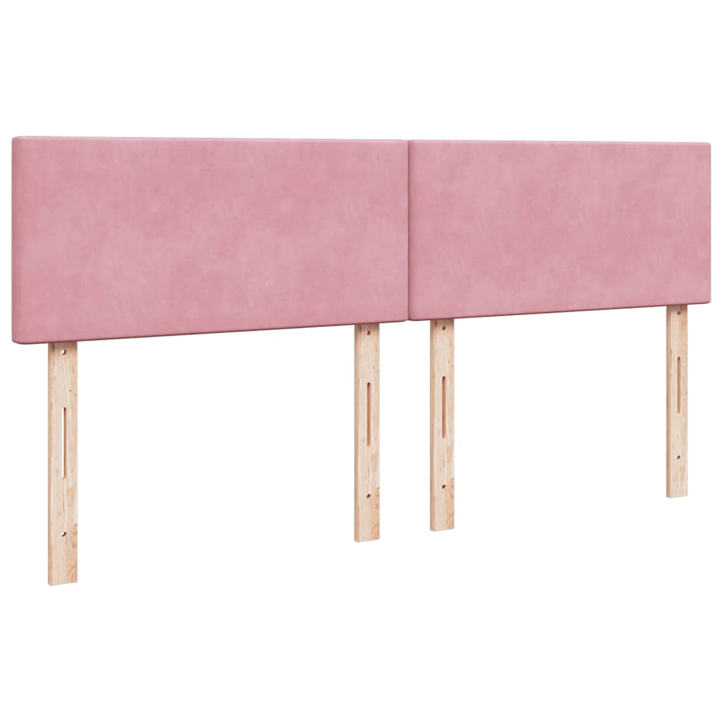 Sommier à lattes de lit avec matelas Rose 200x200 cm Velours - XIOS