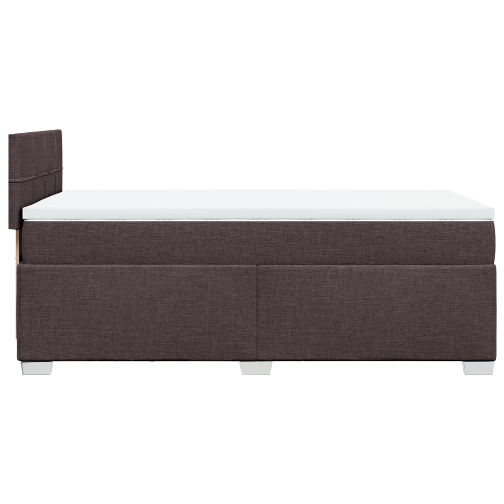 Sommier à lattes de lit avec matelas Marron foncé 80x200 cm - XIOS