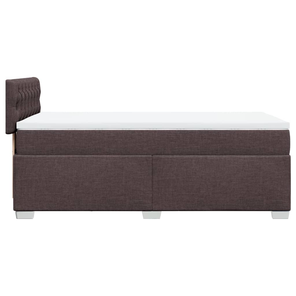 Sommier à lattes de lit avec matelas Marron foncé 80x200 cm - XIOS