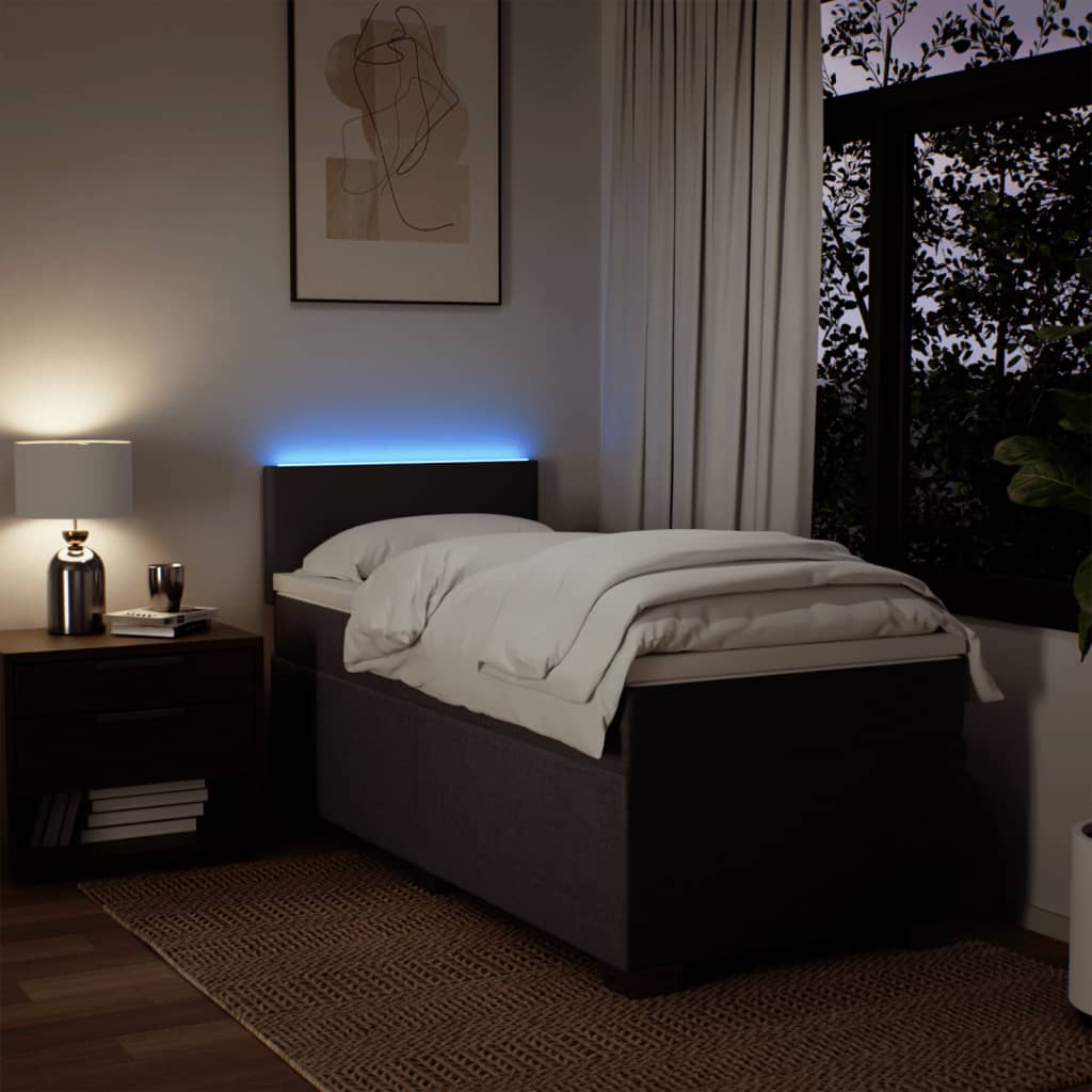 Sommier à lattes de lit avec matelas Marron foncé 90x190 cm - XIOS