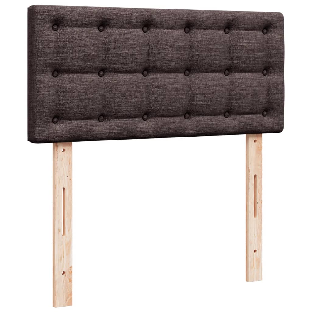 Sommier à lattes de lit avec matelas Marron foncé 90x190 cm - XIOS