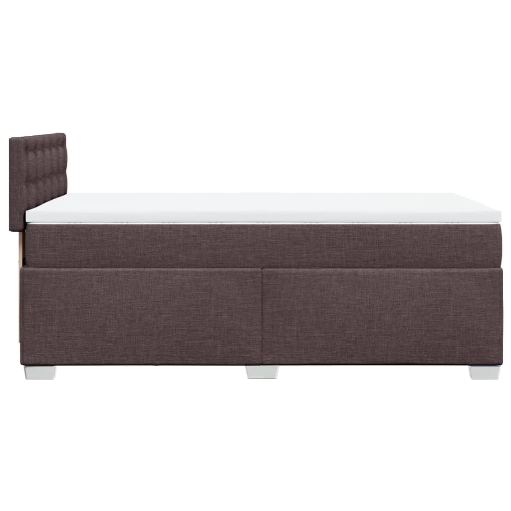 Sommier à lattes de lit avec matelas Marron foncé 90x200 cm - XIOS