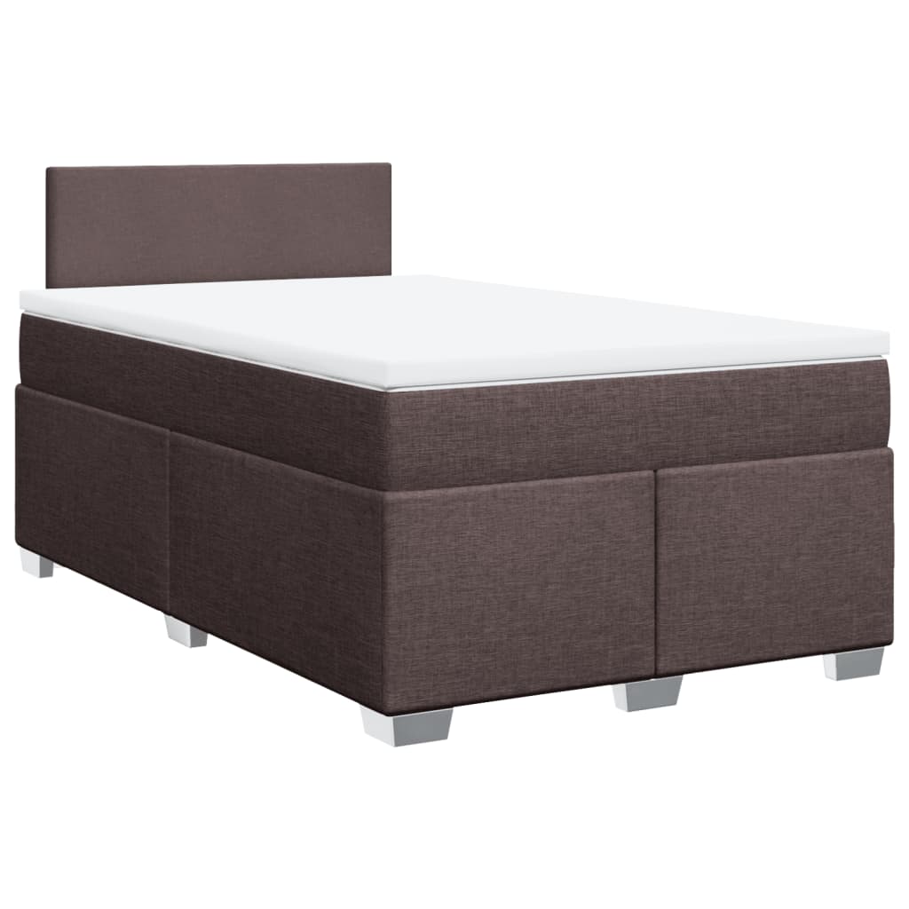 Sommier à lattes de lit avec matelas Marron foncé 120x200 cm - XIOS