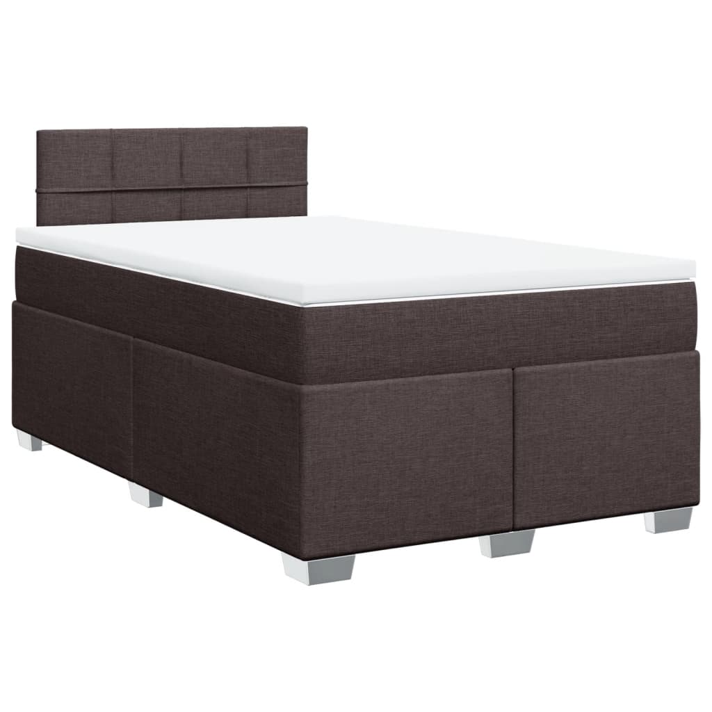 Sommier à lattes de lit avec matelas Marron foncé 120x200 cm - XIOS
