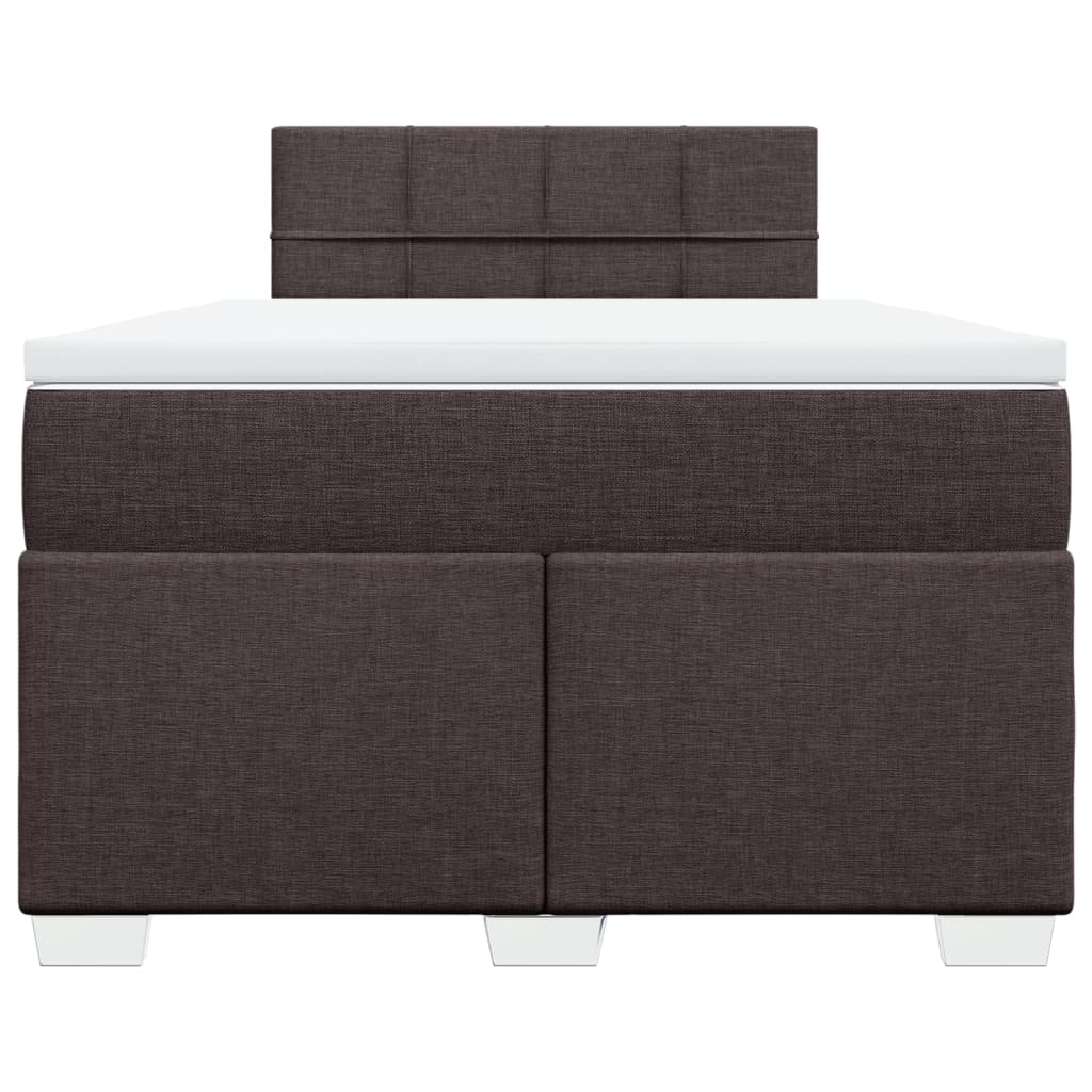 Sommier à lattes de lit avec matelas Marron foncé 120x200 cm - XIOS