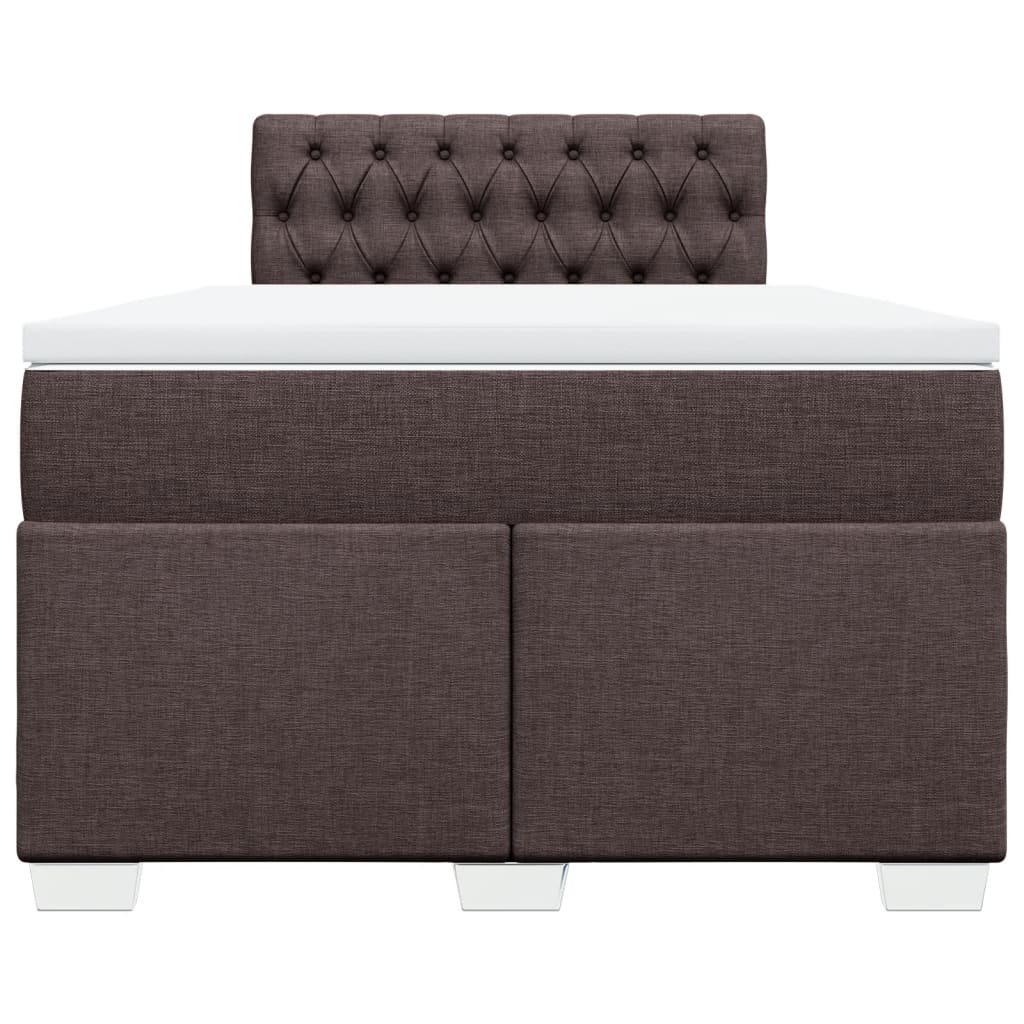Sommier à lattes de lit avec matelas Marron foncé 120x200 cm - XIOS