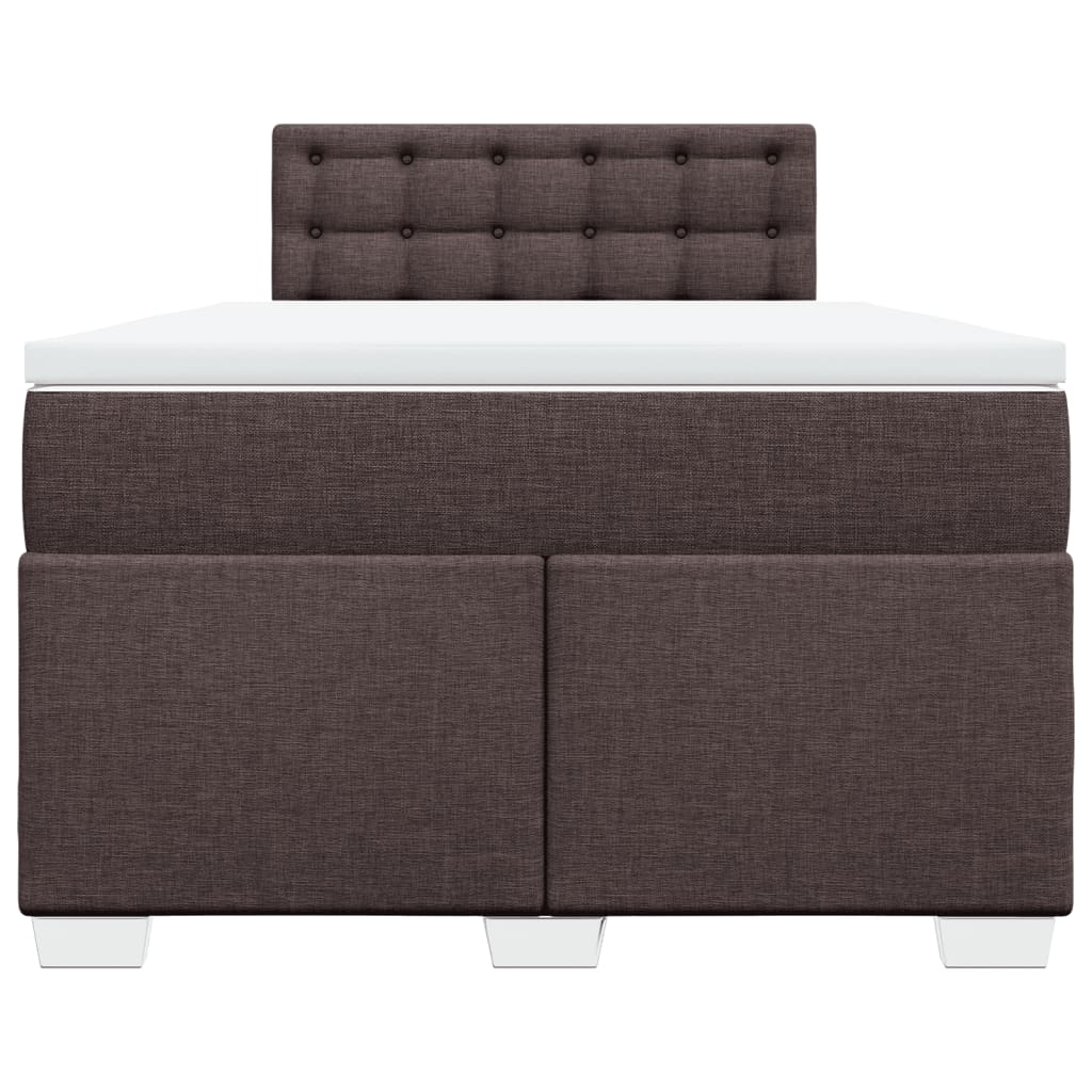 Sommier à lattes de lit avec matelas Marron foncé 120x200 cm - XIOS