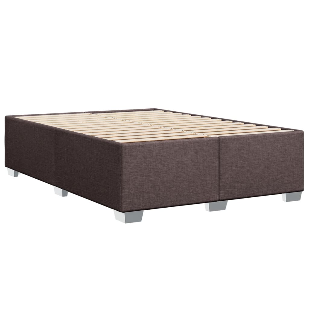Sommier à lattes de lit avec matelas Marron foncé 140x200 cm - XIOS