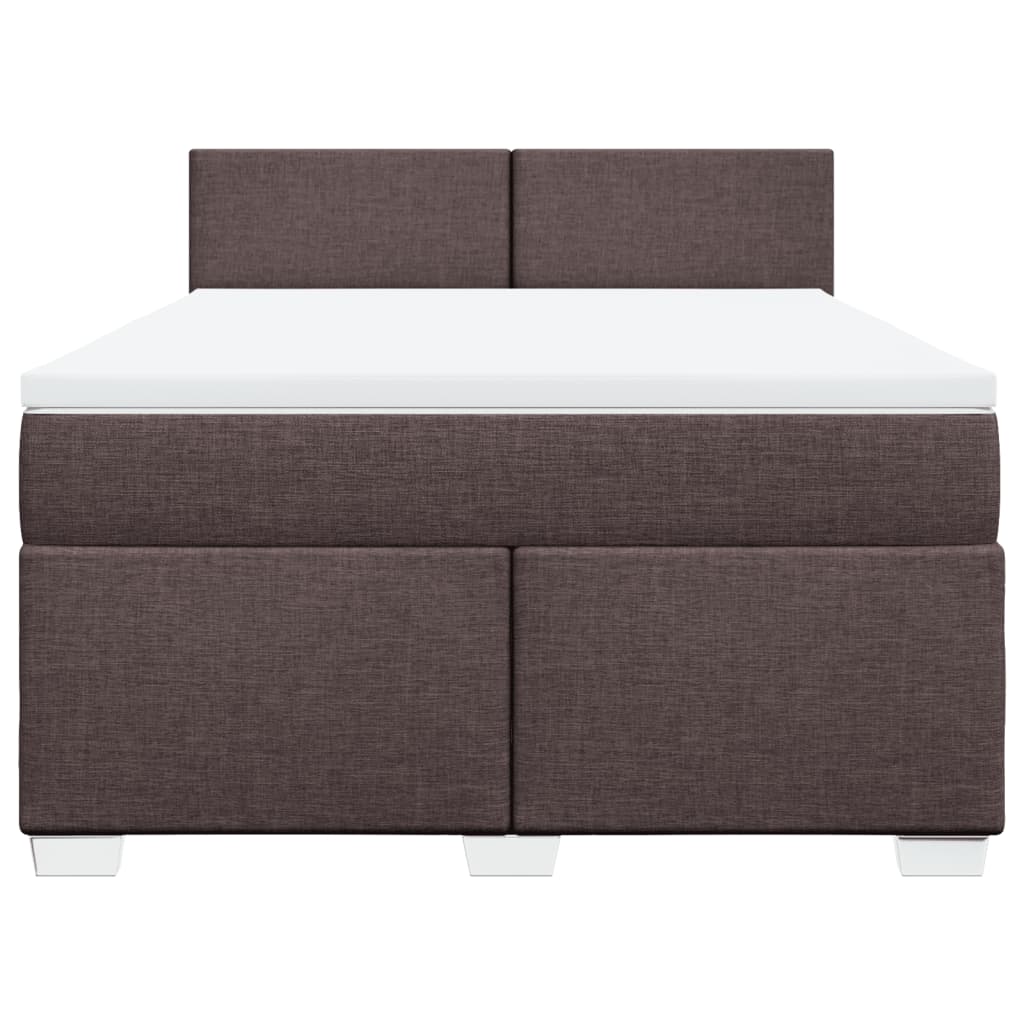 Sommier à lattes de lit avec matelas Marron foncé 160x200 cm - XIOS