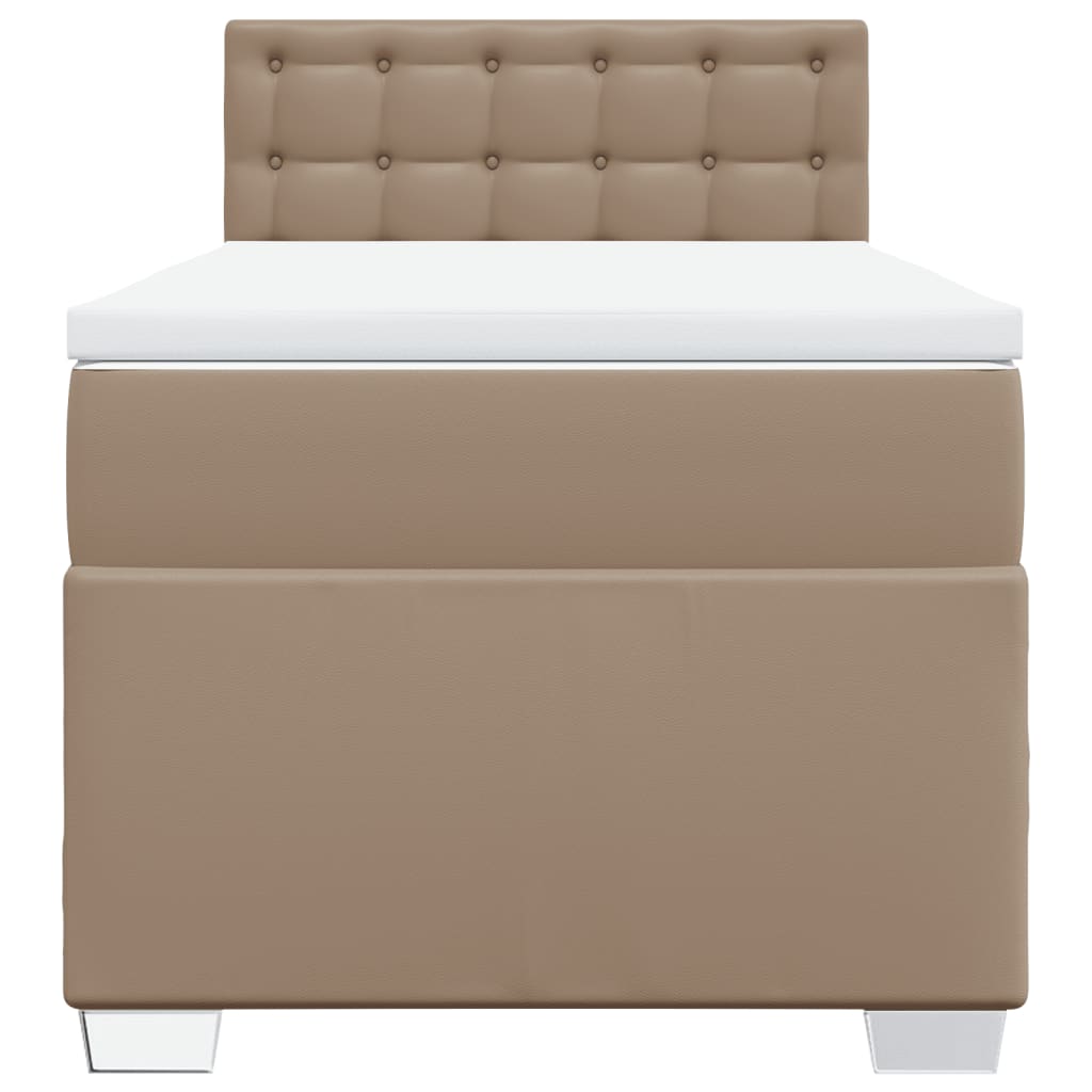 Sommier à lattes de lit avec matelas Cappuccino 100x200 cm - XIOS