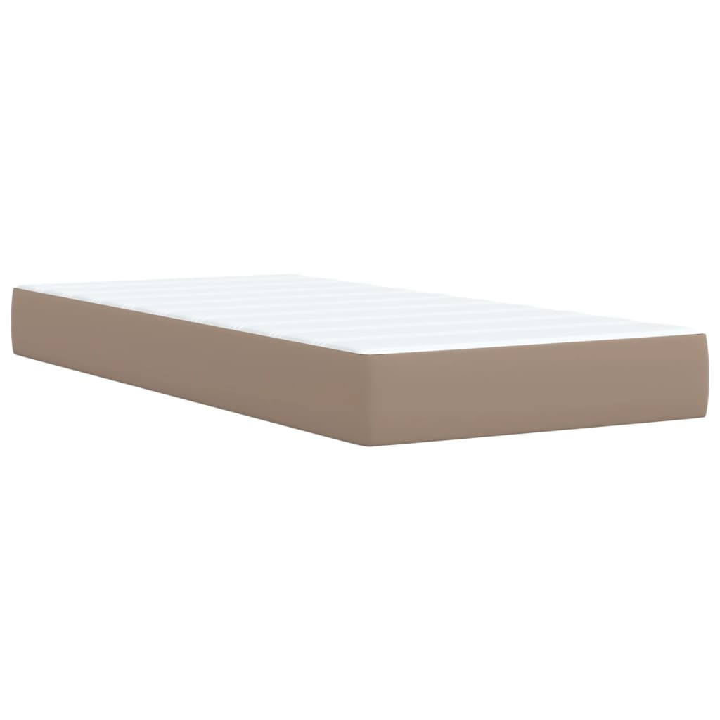 Sommier à lattes de lit avec matelas Cappuccino 100x200 cm - XIOS