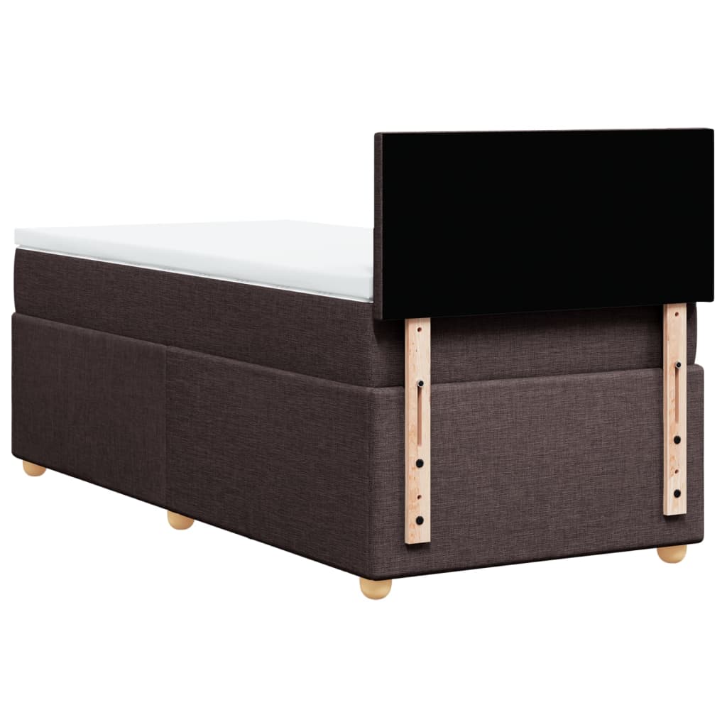 Sommier à lattes de lit avec matelas Marron foncé 90x190 cm - XIOS