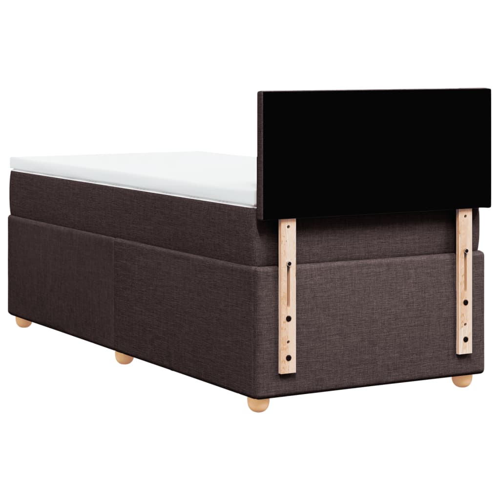 Sommier à lattes de lit avec matelas Marron foncé 90x200 cm - XIOS