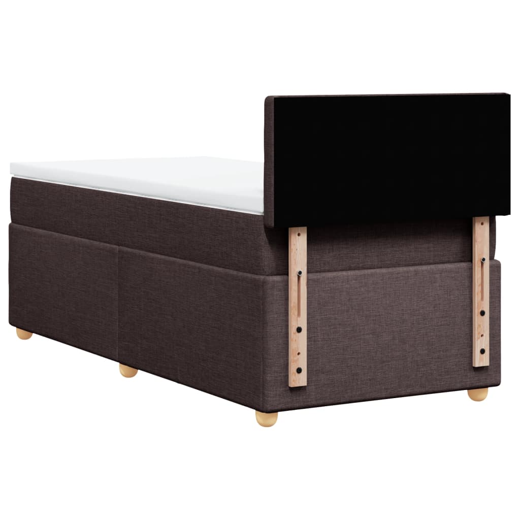 Sommier à lattes de lit avec matelas Marron foncé 90x200 cm - XIOS