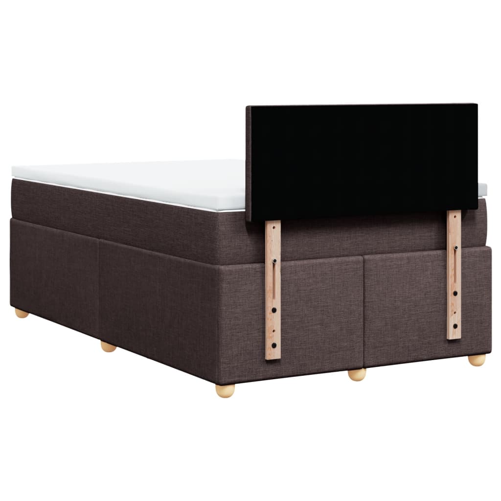 Sommier à lattes de lit avec matelas Marron foncé 120x200 cm - XIOS