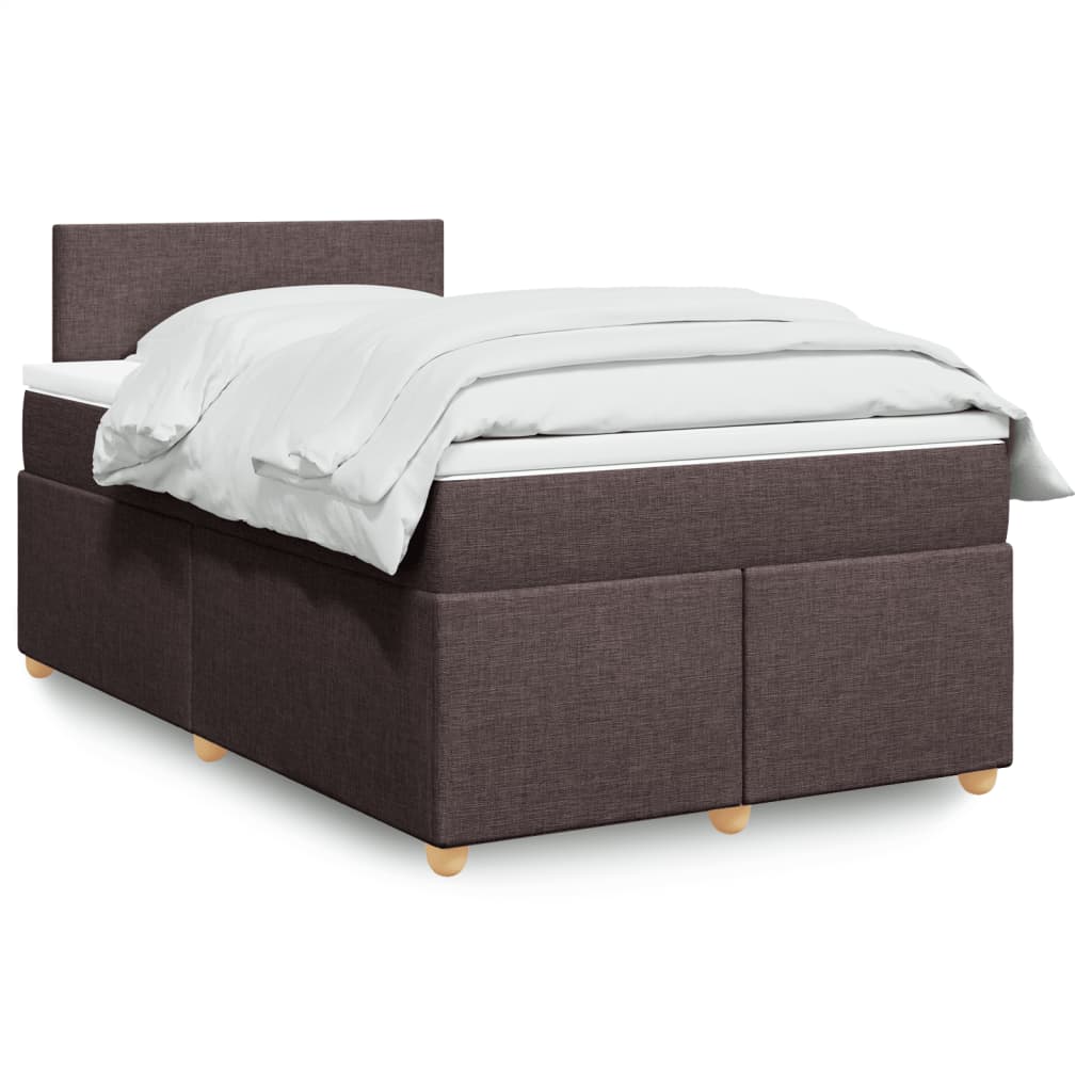 Sommier à lattes de lit avec matelas Marron foncé 120x200 cm - XIOS