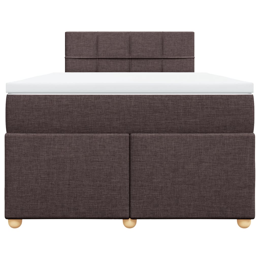 Sommier à lattes de lit avec matelas Marron foncé 120x200 cm - XIOS