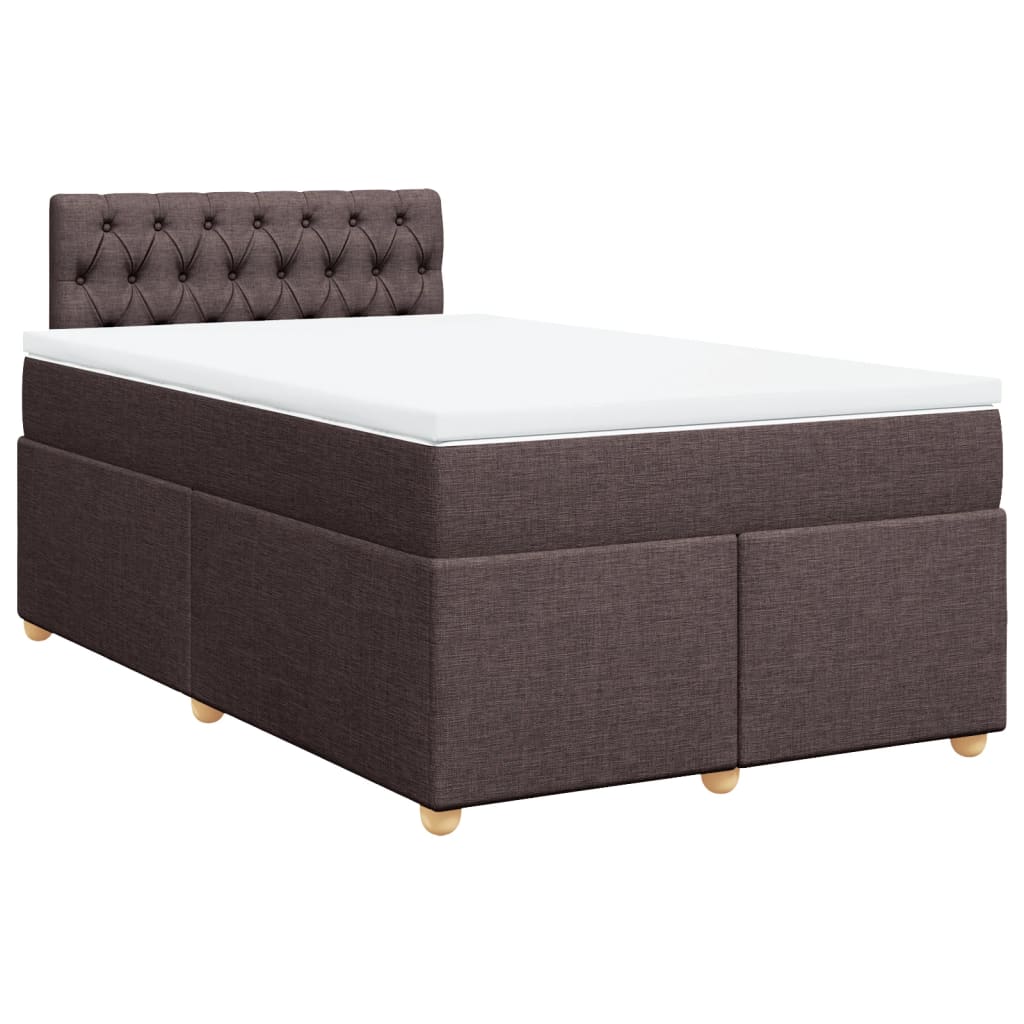 Sommier à lattes de lit avec matelas Marron foncé 120x200 cm - XIOS