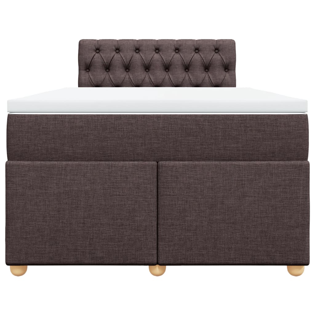 Sommier à lattes de lit avec matelas Marron foncé 120x200 cm - XIOS