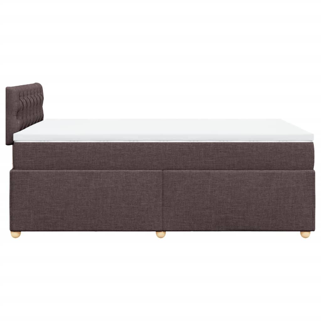 Sommier à lattes de lit avec matelas Marron foncé 120x200 cm - XIOS