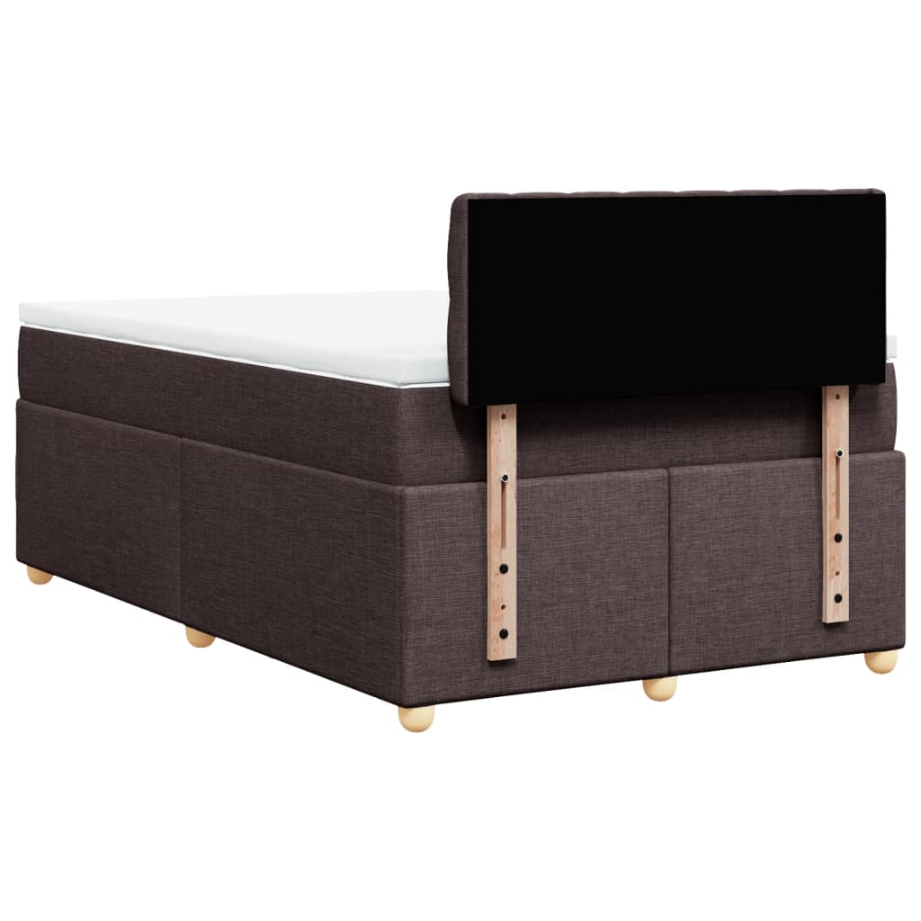 Sommier à lattes de lit avec matelas Marron foncé 120x200 cm - XIOS