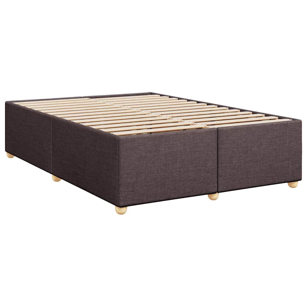 Sommier à lattes de lit avec matelas Marron foncé 140x190 cm - XIOS