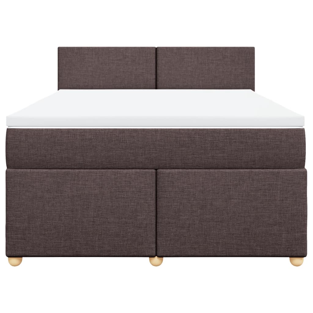 Sommier à lattes de lit avec matelas Marron foncé 140x200 cm - XIOS