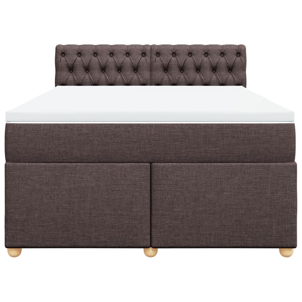 Sommier à lattes de lit avec matelas Marron foncé 160x200 cm - XIOS