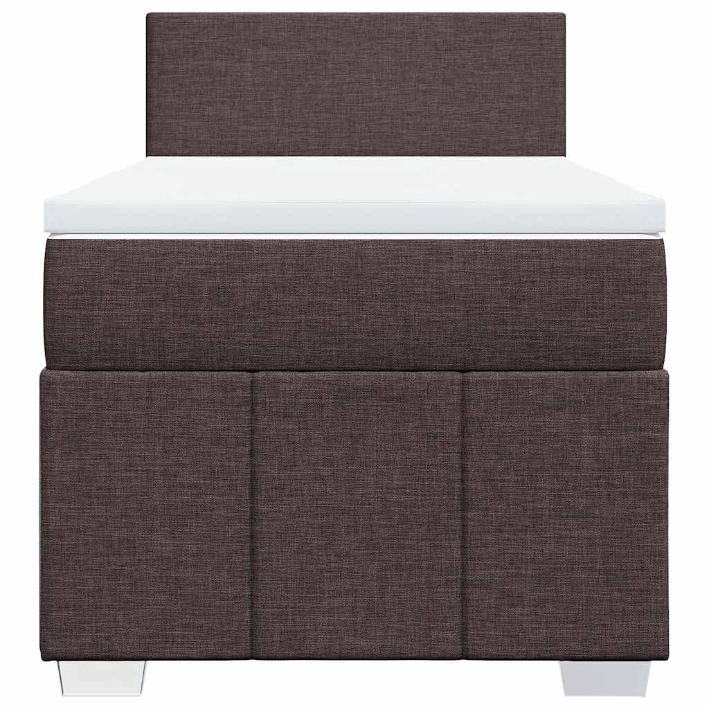 Sommier à lattes de lit avec matelas Marron foncé 90x200 cm - XIOS