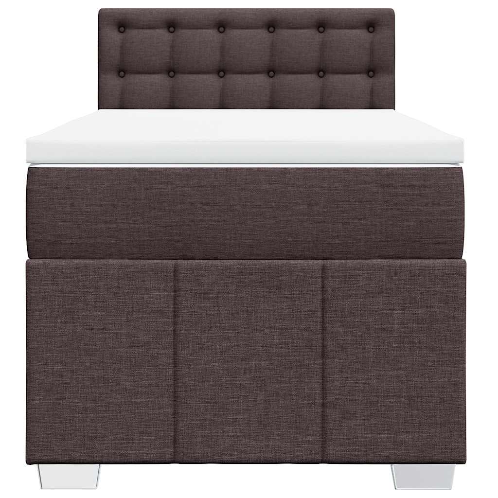 Sommier à lattes de lit avec matelas Marron foncé 90x200 cm - XIOS