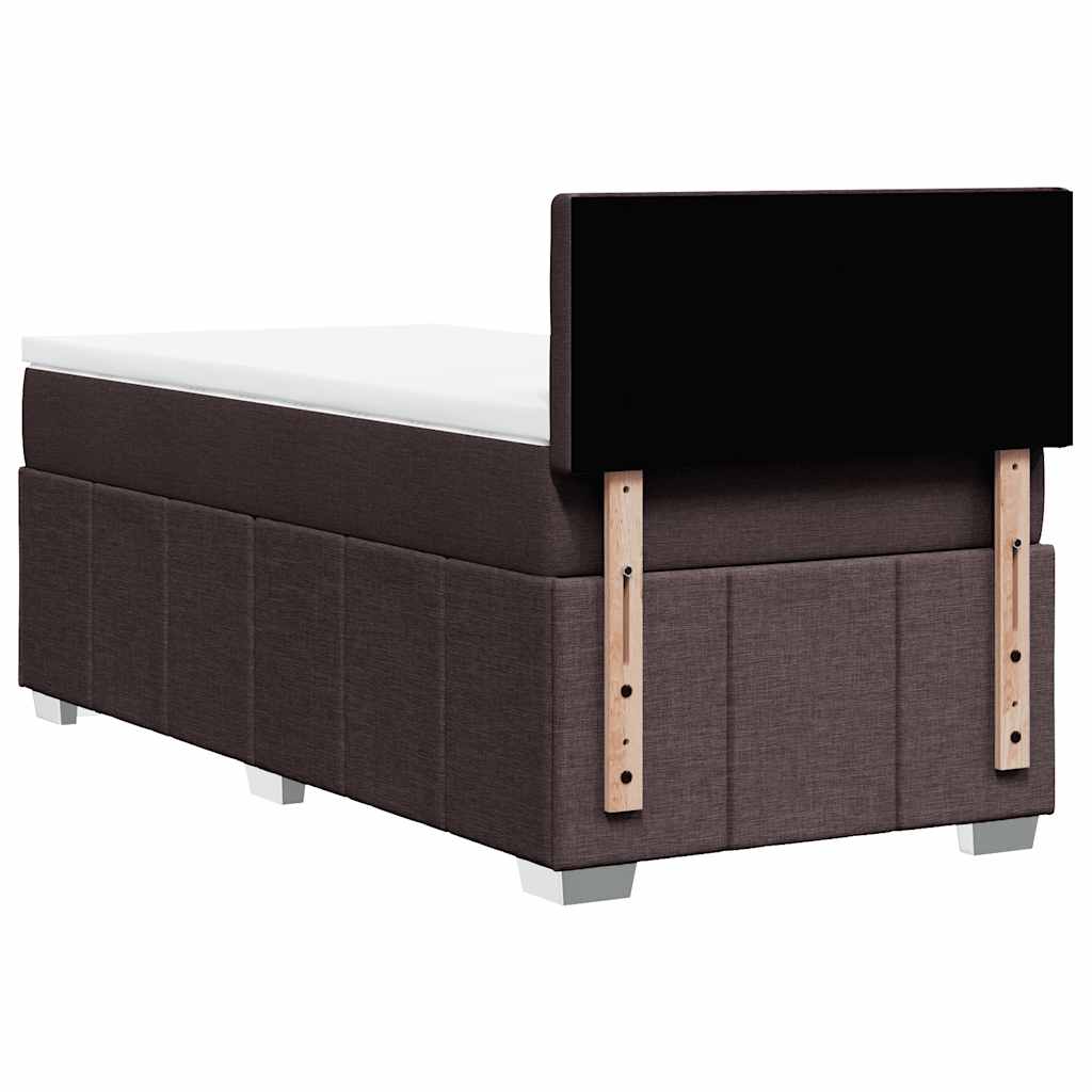 Sommier à lattes de lit avec matelas Marron foncé 90x200 cm - XIOS