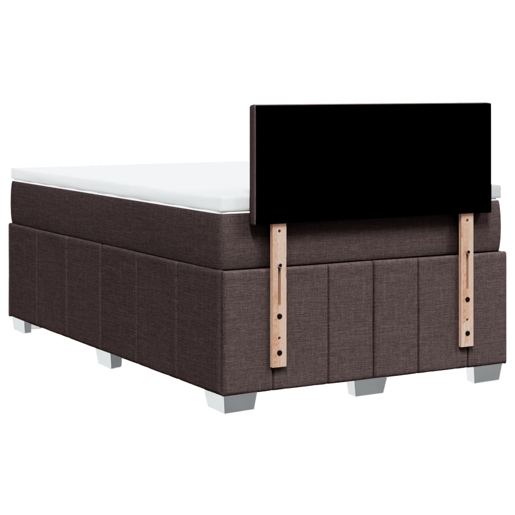 Sommier à lattes de lit avec matelas Marron foncé 120x200 cm - XIOS