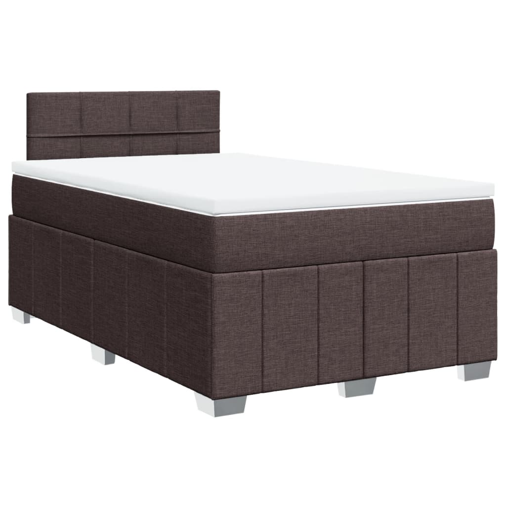 Sommier à lattes de lit avec matelas Marron foncé 120x200 cm - XIOS