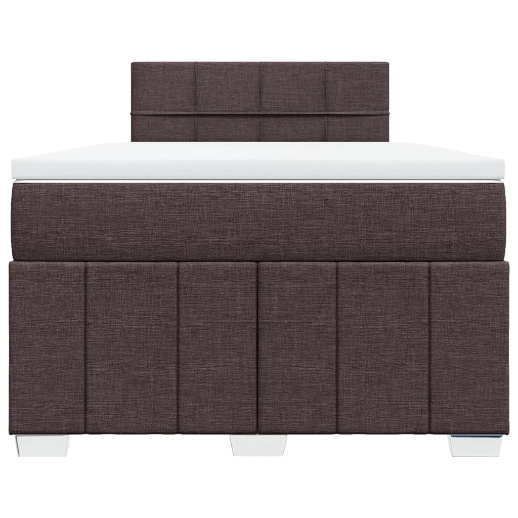 Sommier à lattes de lit avec matelas Marron foncé 120x200 cm - XIOS