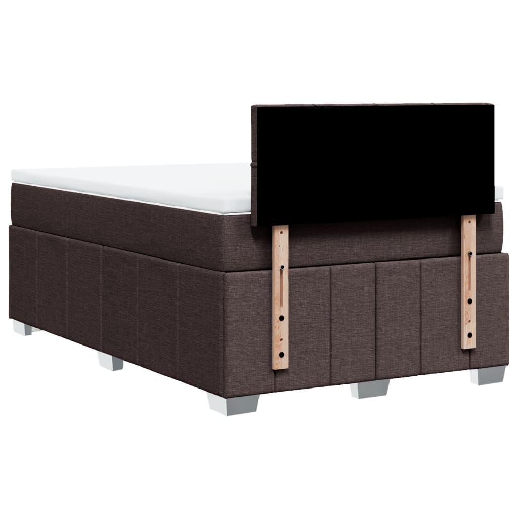 Sommier à lattes de lit avec matelas Marron foncé 120x200 cm - XIOS