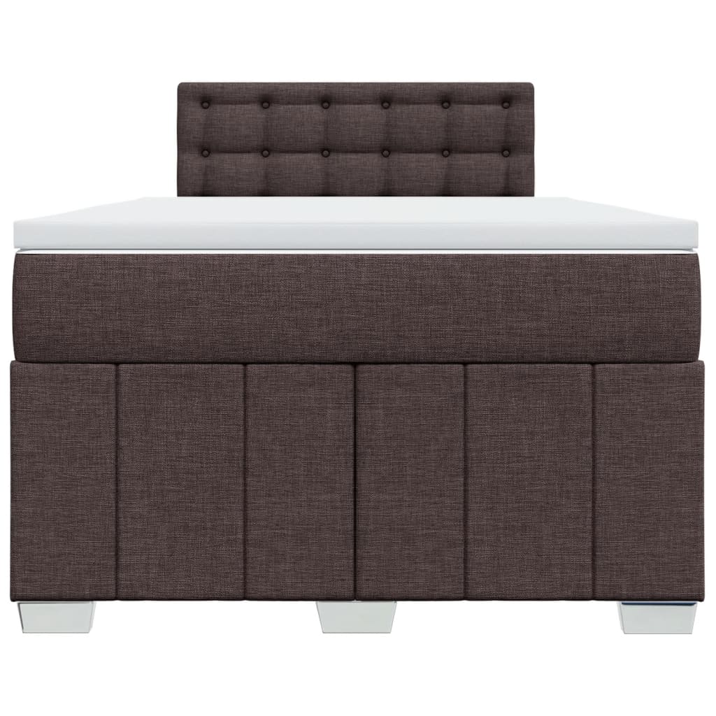Sommier à lattes de lit avec matelas Marron foncé 120x200 cm - XIOS