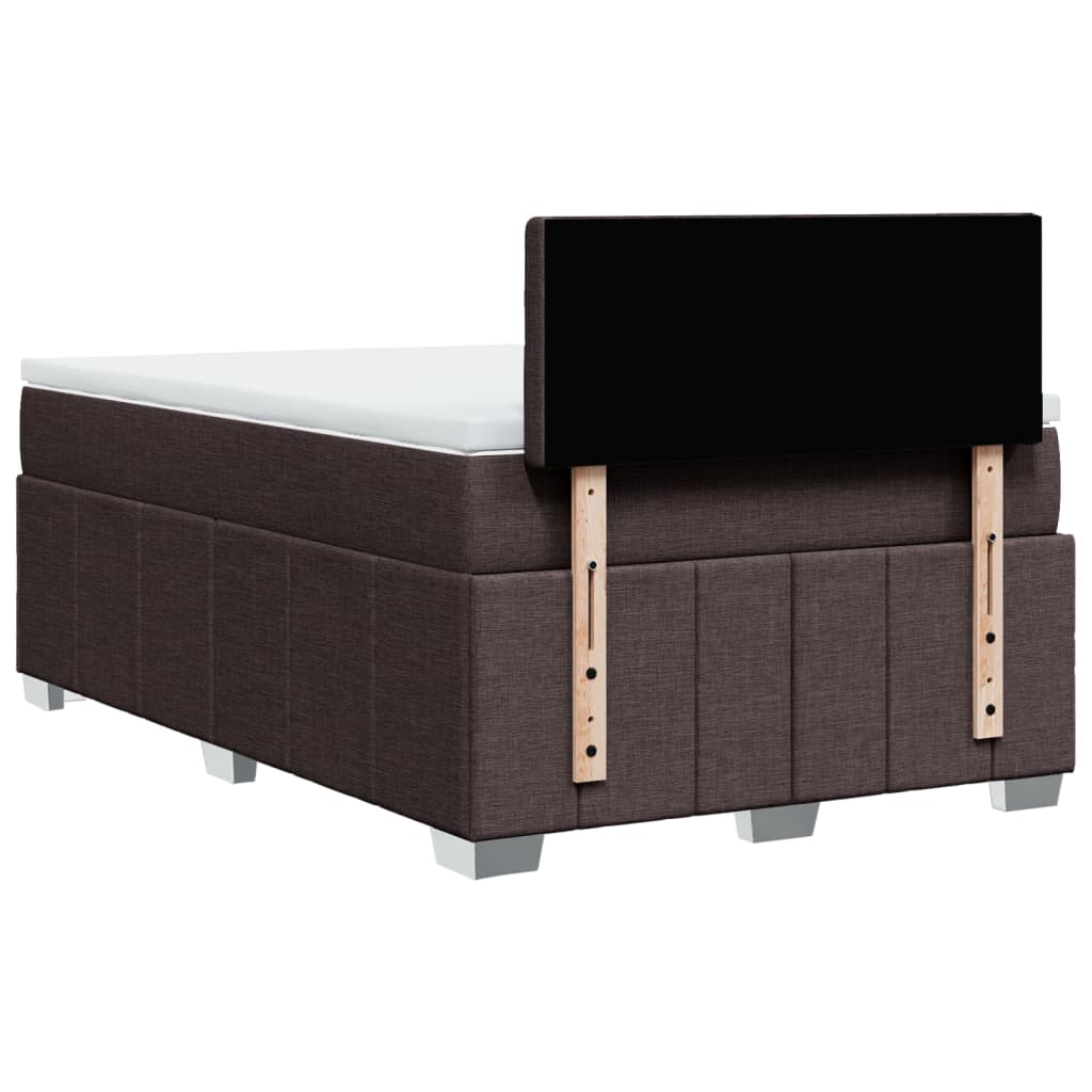 Sommier à lattes de lit avec matelas Marron foncé 120x200 cm - XIOS