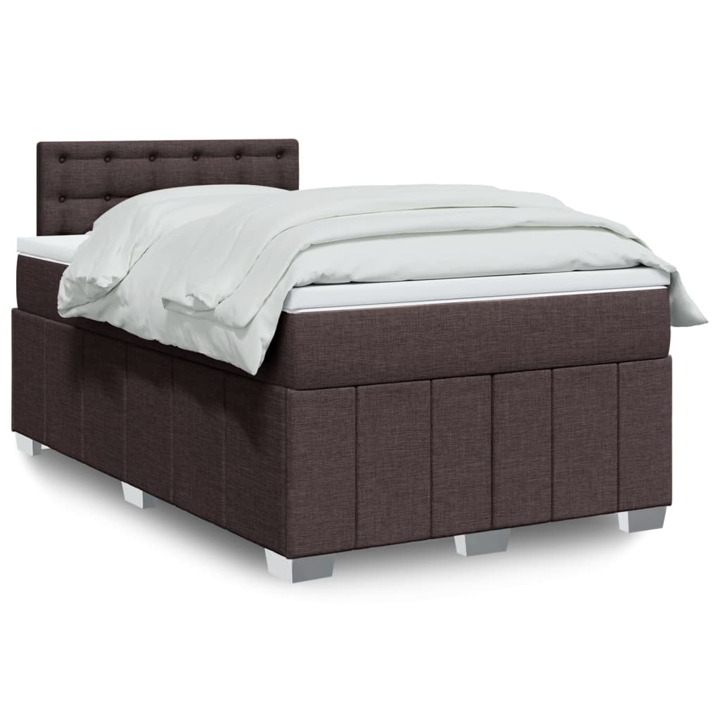 Sommier à lattes de lit avec matelas Marron foncé 120x200 cm - XIOS