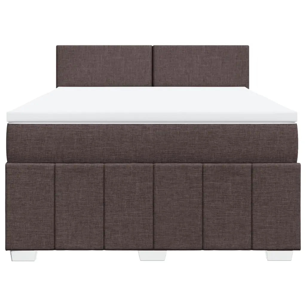 Sommier à lattes de lit avec matelas Marron foncé 160x200 cm - XIOS