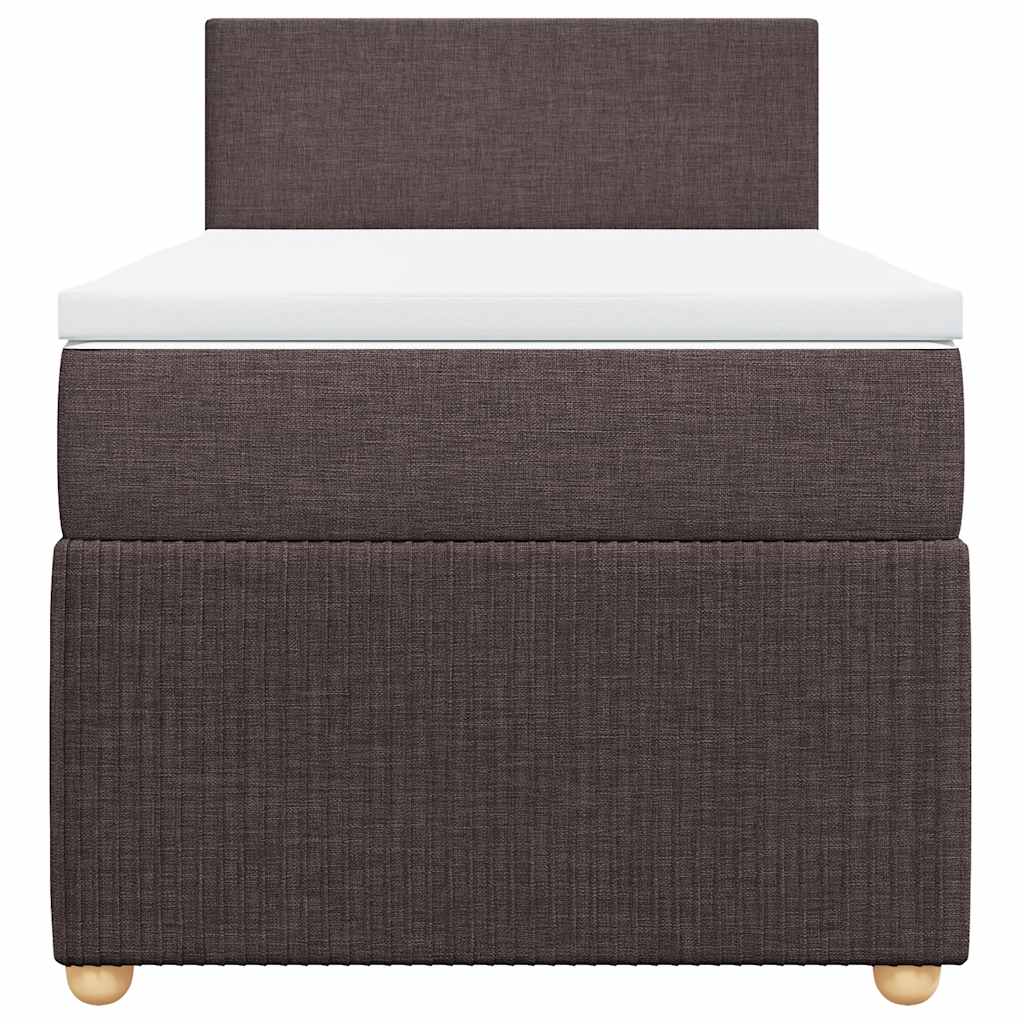 Sommier à lattes de lit avec matelas Marron foncé 90x200 cm - XIOS