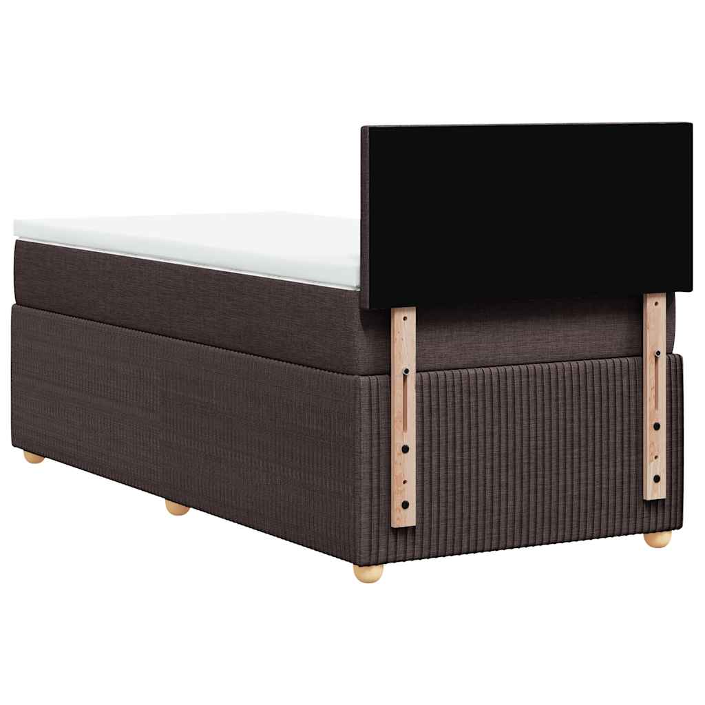 Sommier à lattes de lit avec matelas Marron foncé 90x200 cm - XIOS