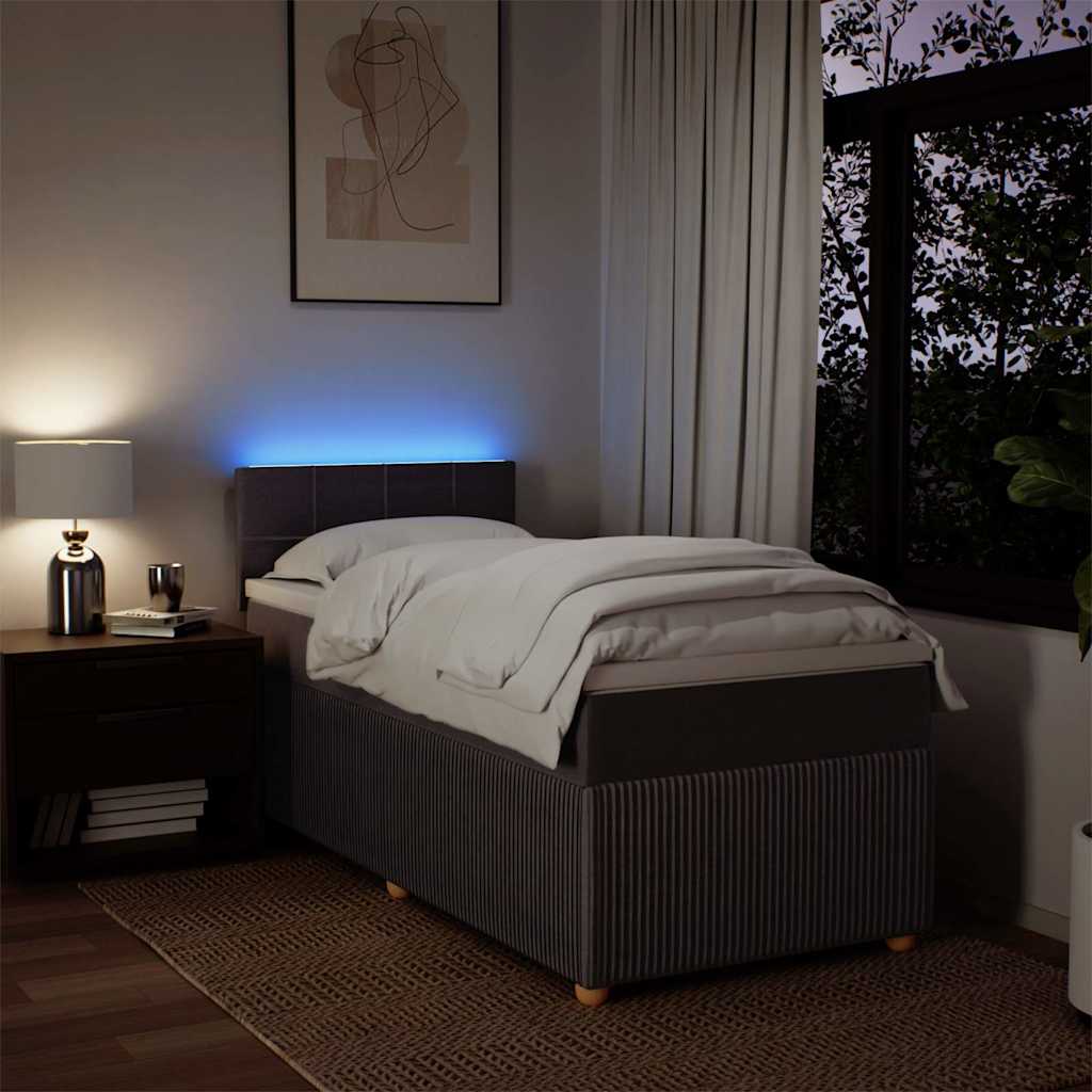 Sommier à lattes de lit avec matelas Marron foncé 100x200 cm - XIOS