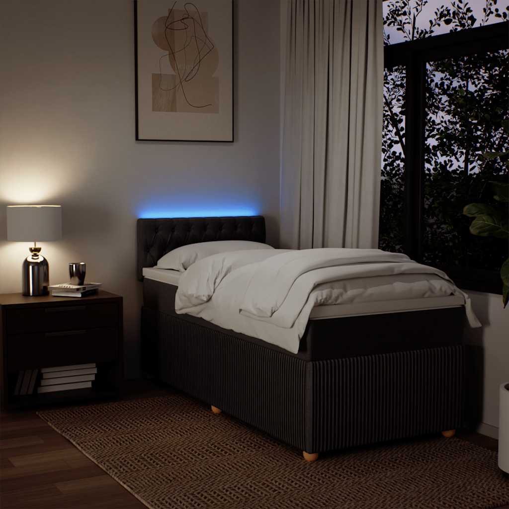 Sommier à lattes de lit avec matelas Marron foncé 100x200 cm - XIOS