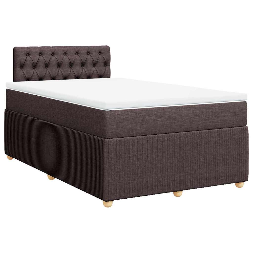 Sommier à lattes de lit avec matelas Marron foncé 120x200 cm - XIOS