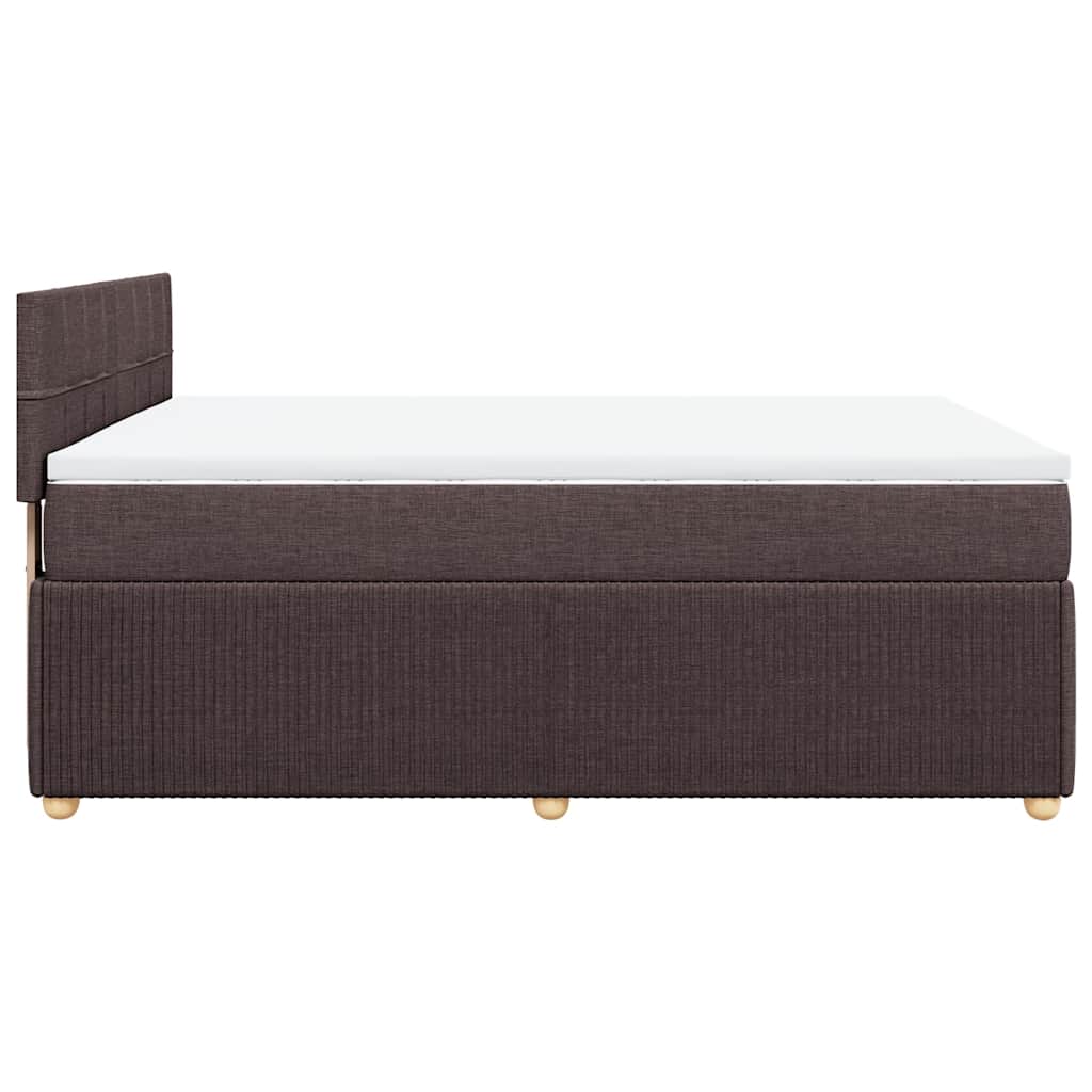 Sommier à lattes de lit avec matelas Marron foncé 140x200 cm - XIOS